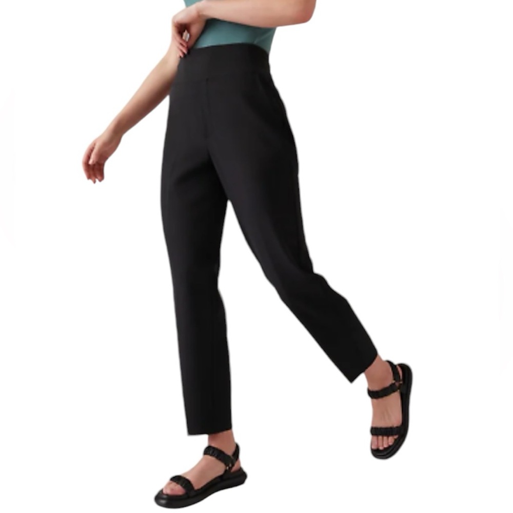 Athleta | Black Endless High Rise Ankle Pants Size 10